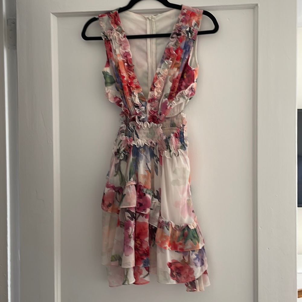 Patbo Floral Cutout Dress
